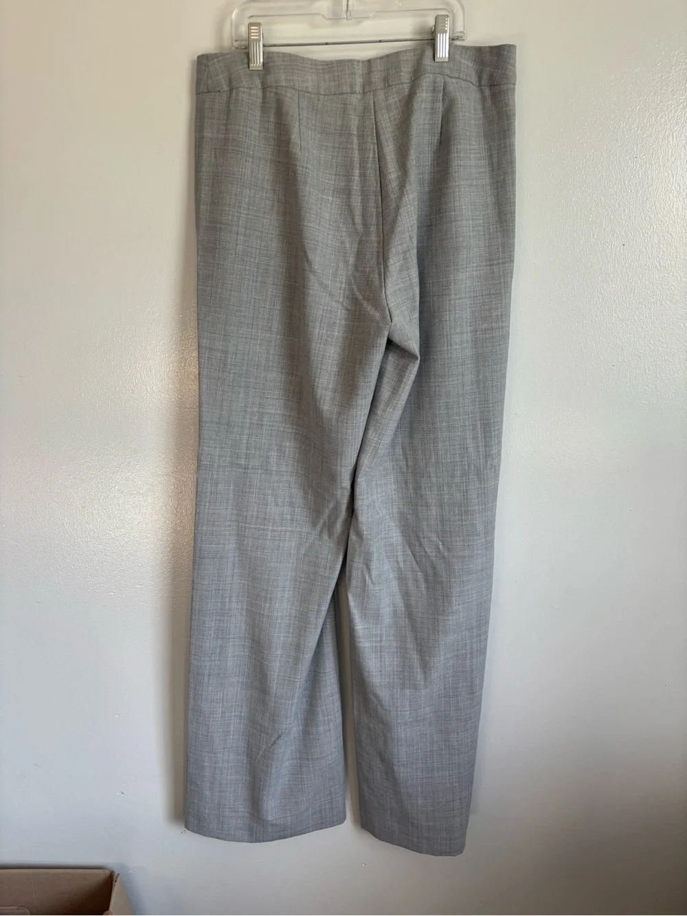 Y2K Body By Victoria Bridget Fit Grey Gray wide left Trouser work Pant size 10